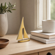 Sailboat Sculpture – Gold or Bronze Zinc Alloy Desk Ornament Modern Home Decor