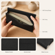 Self-Closing Long Wallet – Passport ID Cash Pouch Faux Leather Slim Travel Organizer