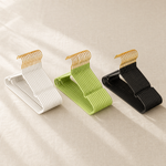 Clothes Hangers Set of 10 – Plastic Body Gold Hook Closet Organizer Coat Hanger