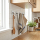 Aluminum Adhesive Wall Hook – Square Hooks for Bathroom, Kitchen & Storage