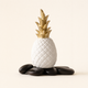 Pineapple Sculpture – Gold Crown Resin Decor for Coffee Table and Living Room