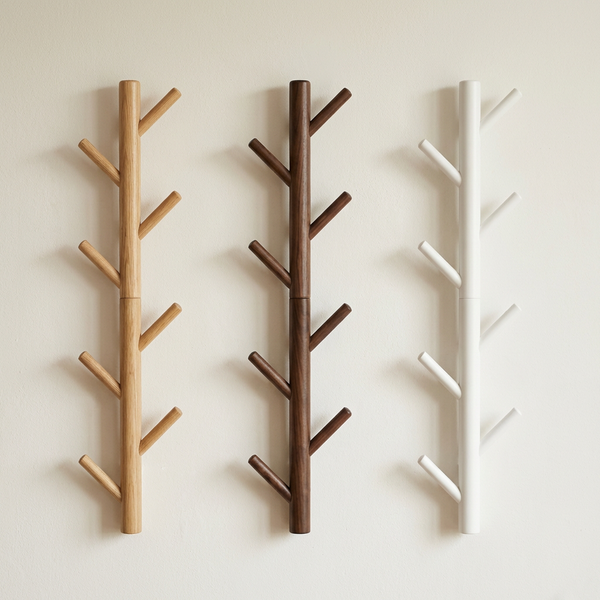 Tree Branch Wall Coat Rack – Wall Mounted Hook Rack for Entryway Hallway Bedroom