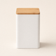 Sealed Storage Jar with Bamboo Lid – Kitchen Tea Coffee Spice Canister Tin
