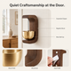 Door Opening Bell – Solid Wood Magnetic Wind Chime, Entry Reminder, Housewarming Gift