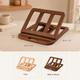 Adjustable Wood Reading Stand – Foldable Book Holder for Desk Study Home Office