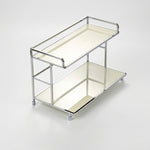 Countertop Organizer – Double Layer Iron and Acrylic Rack for Desk Bathroom Kitchen Entryway