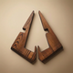 Wooden Cookbook Stand – Freestanding X-Shaped Book Holder for Kitchen & Minimalist Tablet Display