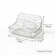 Adhesive Acrylic Bathroom Shelf – No Drill Wall Mount Storage for Shower Bath & Vanity Organizer