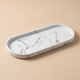 Oval Soap Tray – Silicone Bathroom Counter Organizer, Kitchen Sink Tray, Waterproof Vanity Holder