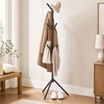 Floor Standing Coat Rack – Tree Branch Hook Stand for Hats Bags Scarves Bedroom