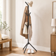 Floor Standing Coat Rack – Tree Branch Hook Stand for Hats Bags Scarves Bedroom