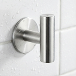 Wall Mounted Gold Hook – Adhesive Stainless Steel Towel and Coat Hook for Bathroom