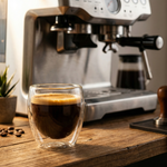 Double Wall Glass Coffee Mug – Heat Resistant Borosilicate Cup for Hot and Cold Drinks