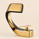 Basin Faucet Deck Mounted – Single Hole Hot Cold Brass Mixer Tap for Bathroom Sink