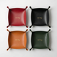 Nordic Style Leather Tray – Minimalist Accessory Organizer for Jewelry & Cosmetics for Modern Home Storage