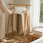 Clothes Hangers Set of 10 – Plastic Body Gold Hook Closet Organizer Coat Hanger