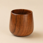 Wooden Tea Cup – Handcrafted Natural Wood Cup for Tea Coffee Minimalist Kitchen