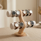 Watch Display Stand – Double Tier Wood Organizer Holder for Dresser Bedroom Jewelry Storage