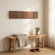 Walnut Wall Coat Rack – Piano Key Design Hooks for Entryway Bedroom Bathroom Minimalist Decor