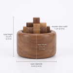 Wooden Aromatherapy Diffuser Set – Natural Scent Release with Essential Oil for Desk Office Bedroom