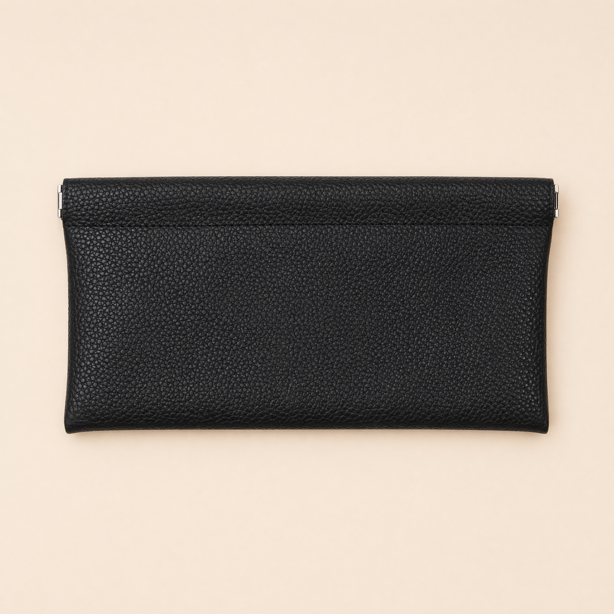 Self-Closing Long Wallet – Passport ID Cash Pouch Faux Leather Slim Travel Organizer