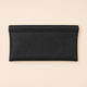 Self-Closing Long Wallet – Passport ID Cash Pouch Faux Leather Slim Travel Organizer