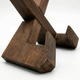 Wooden Cookbook Stand – Freestanding X-Shaped Book Holder for Kitchen & Minimalist Tablet Display