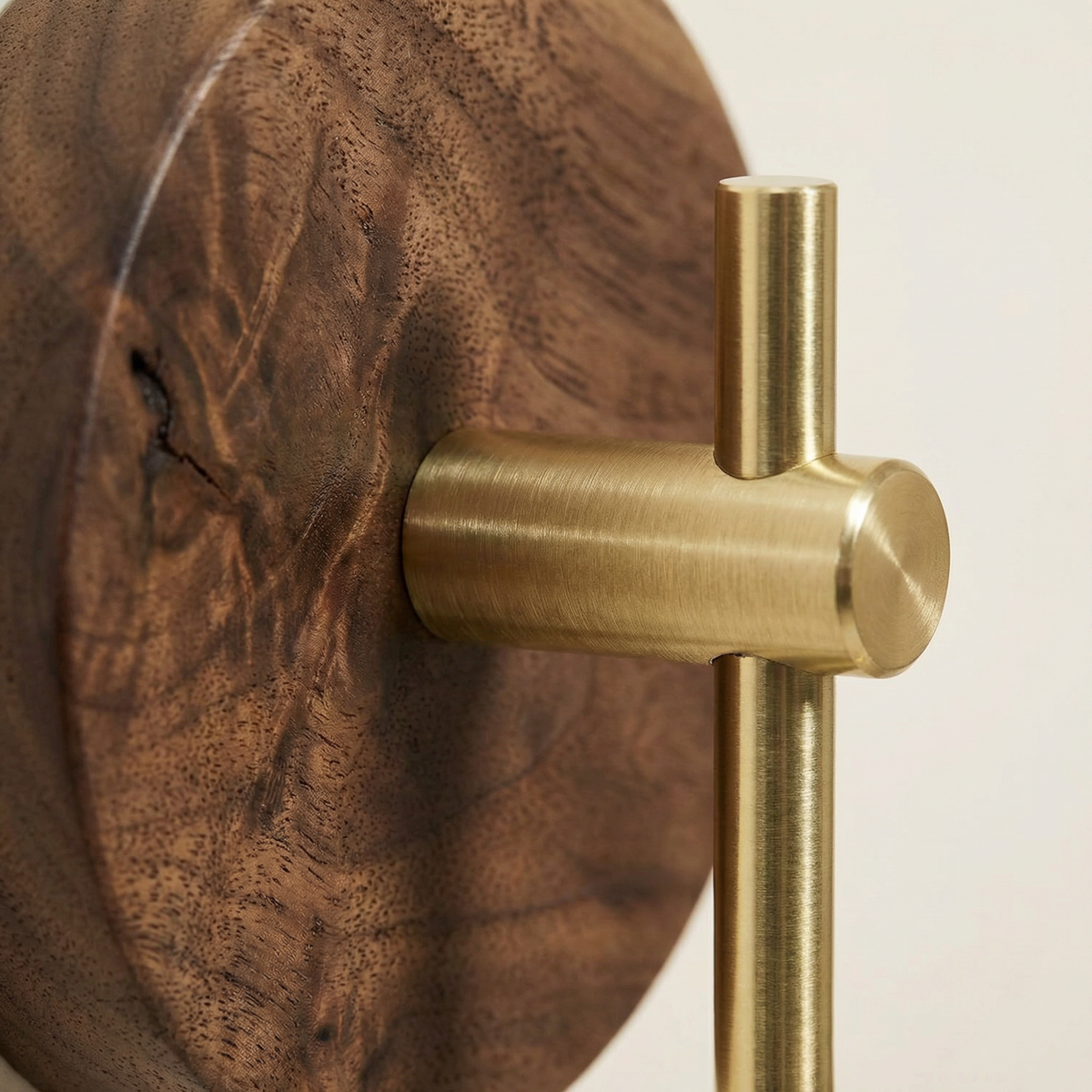 Walnut & Brass