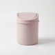 Mini Desk Trash Can – Swing Lid Waste Bin for Bedroom, Bathroom & Desktop