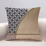 Geometric Cushion Cover – Modern Luxury Living Room Sofa Decor Pillow Case