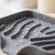 Silicone Soap Tray with Drain Spout – Self-Draining Dish for Kitchen and Bathroom Countertops