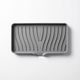Silicone Soap Tray with Drain Spout – Self-Draining Dish for Kitchen and Bathroom Countertops