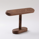 Watch Display Stand – Freestanding T-Bar Organizer for Desk Dresser Nightstand Walnut Wood