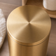 Gold Step Bin 5L – Champagne Steel Pedal Trash Can for Bathroom or Kitchen