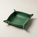 Nordic Style Leather Tray – Minimalist Accessory Organizer for Jewelry & Cosmetics for Modern Home Storage