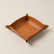 Nordic Style Leather Tray – Minimalist Accessory Organizer for Jewelry & Cosmetics for Modern Home Storage