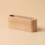 Wooden Business Card Holder – Desk Organizer Office Supplies Desktop Storage Display Rack
