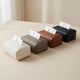 Leather Tissue Box Cover – Modern rectangular design for bathroom vanity, countertop tissue holder