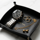 Nordic Style Leather Tray – Minimalist Accessory Organizer for Jewelry & Cosmetics for Modern Home Storage