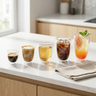 Double Wall Glass Coffee Mug – Heat Resistant Borosilicate Cup for Hot and Cold Drinks