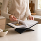 Wood Book Display Stand – Hands-Free Reading Holder for Books, Tablets, Cookbooks
