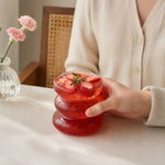 Bubble Shape Glass Mug – Clear Heat Resistant Cup for Coffee Latte Cocktails