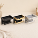 Toilet Paper Holder with Shelf – Wall Mount Aluminum Phone Storage Bathroom Organizer