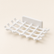 Wall Mounted Soap Dish – Drill-Free Grid Drainage Rack for Bathroom, Black or White