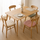 Linen Chair Cushion – Tufted Tie-On Seat Pad for Dining Chairs, Breathable