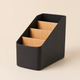 Desktop Storage Box with Bamboo Dividers – Desk Organizer for Remote Pens Cards