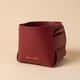 PU Leather Storage Basket – Folding Desktop Organizer for Pens Keys Cosmetics Minimalist Home Decor