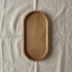 Wooden Serving Tray – Minimal Wood Display Tray for Dining & Coffee Tables