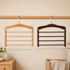 Wooden 4-Layer Pants Hanger – Multi-Tier Closet Organizer for Trousers and Scarves