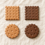 Wooden Biscuit Coaster – Cute Cookie Shape Desk Pad, Housewarming or Birthday Gift